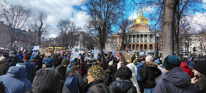 Crowd on the Common