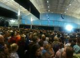 Bernie Sanders backers fill the South Boston convention center