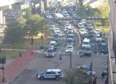 Clogged roads near South Station