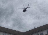 Helicopter circling Chelsea