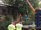 Benjamin Franklin statute put back at Boston's Old City Hall