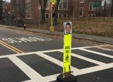 Tom Brady pedestrian-crossing sign