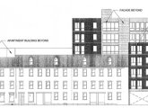 Architect's rendering of 191 Sumner Street in East Boston