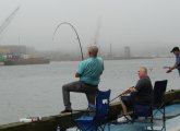 Fishing at the Reserved Channel in South Boston