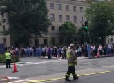 Scene outside Beth Israel