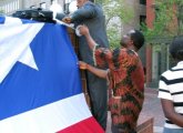 Torli Krua Prepares To Raise Liberian Flag In Boston