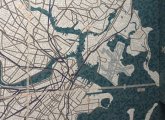 Mosaic map at South Station