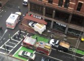 Truck into restaurant at Washington and Kneeland streets in Chinatown