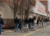 Line at Market Basket