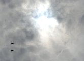 Fighter jets over Boston