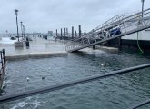 Flooding on Long Wharf