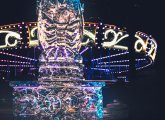 Ice sculpture on the Greenway