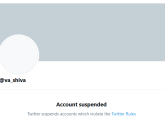 Suspended Dr. Shiva account