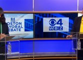 The two candidates in the WBZ debate