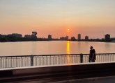 Sunset over the Charles River