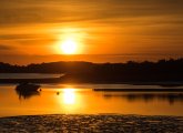 Sunrise over Dorchester Bay