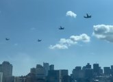 Four Ospreys over Boston