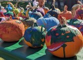 Painted pumpkins