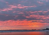 Sunrise over Nantasket beach