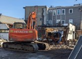 JJ Foley's Fireside Tavern being torn down