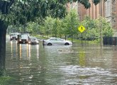 Flooded St. Thomas More Road