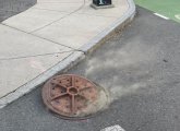 Smoking manhole