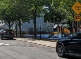 Speed hump on Evans Street in Mattapan