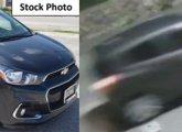 Police searching for a gray Chevy Spark