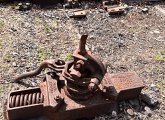 Old train switch in Charlestown