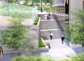 Proposed stairway along Ipswich Street