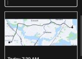 Ride share screen showing price between Somerville and Revere - $1.5 million