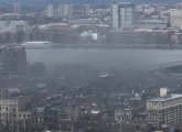 Smoke in the area near the Mass. Ave. bridge