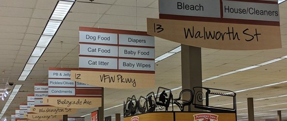 Star Market signs