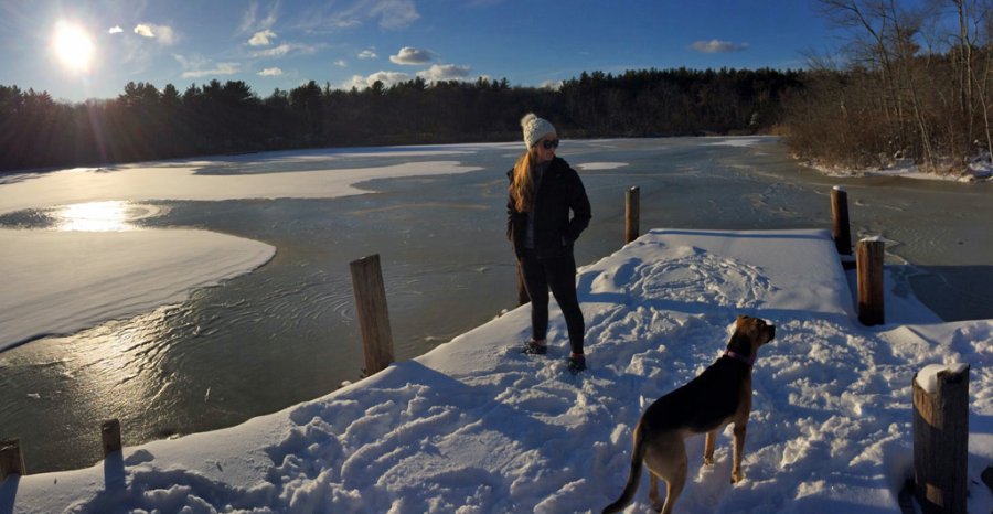 Turtle Pond after the snow