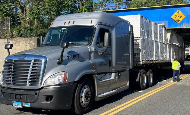 Storrowed truck in Malden