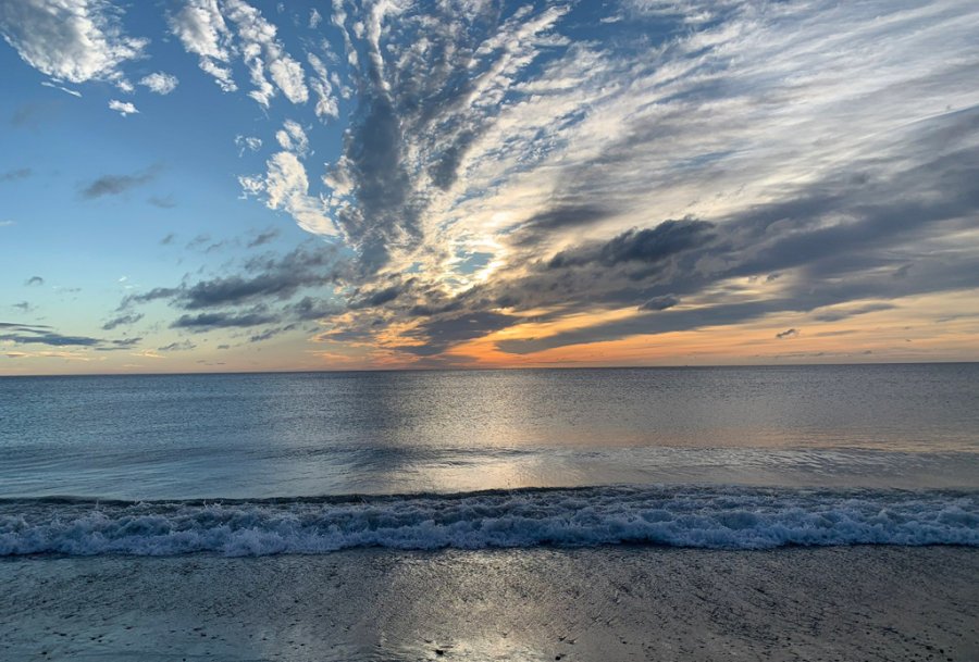 Sunrise over Nantasket Beach