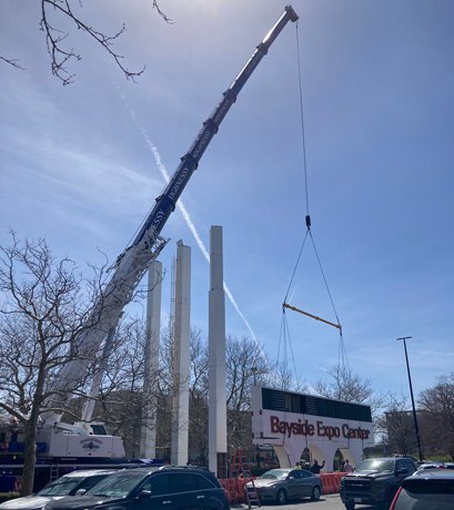 Bayside Expo Center sign removed