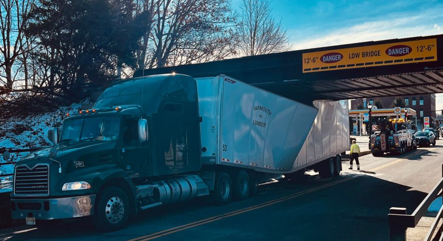 Storrowed truck in Westborough