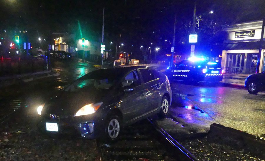 Toyota on the tracks at Boston College