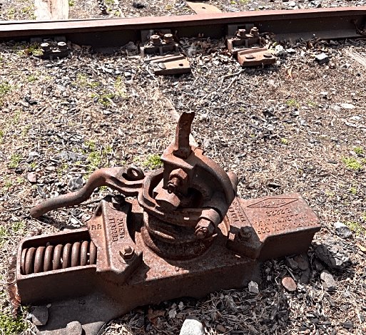 Old train switch in Charlestown