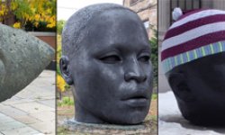 Giant heads of Boston