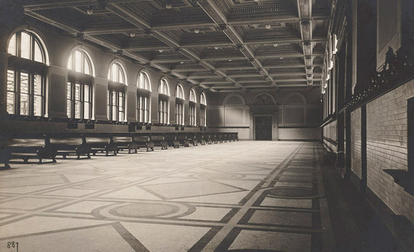 Inside South Station