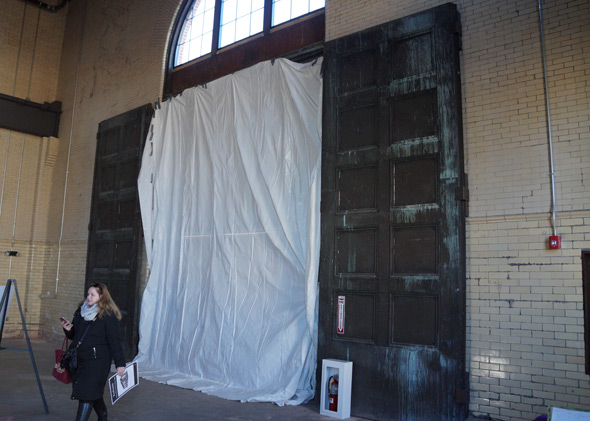 Substation doors