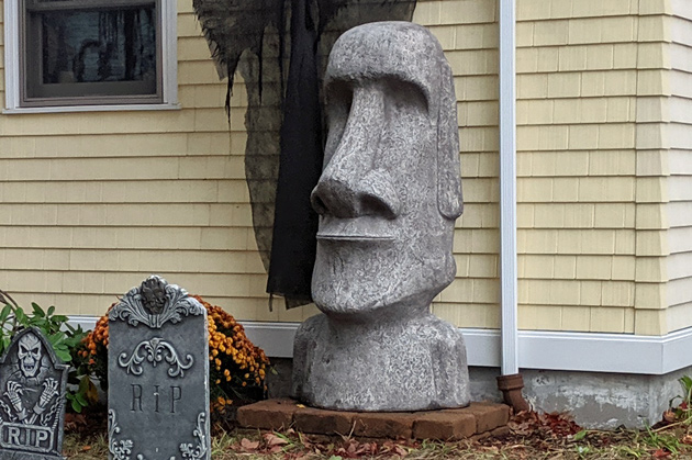 Big head in West Roxbury