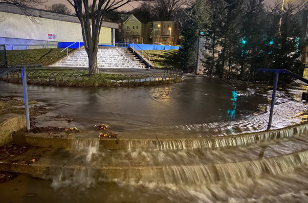 Flooding in Jamaica Plain