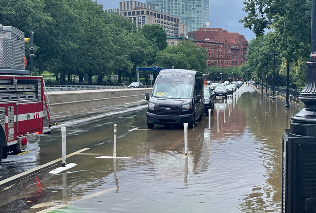 Flooding on Charles Street