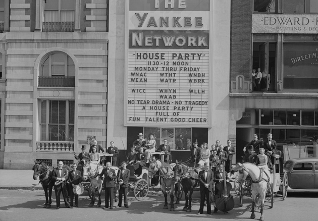 Yankee Network sign on Beacon Street