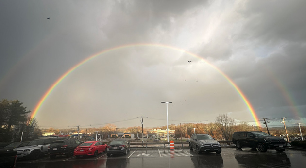 Rainbow over Norwood