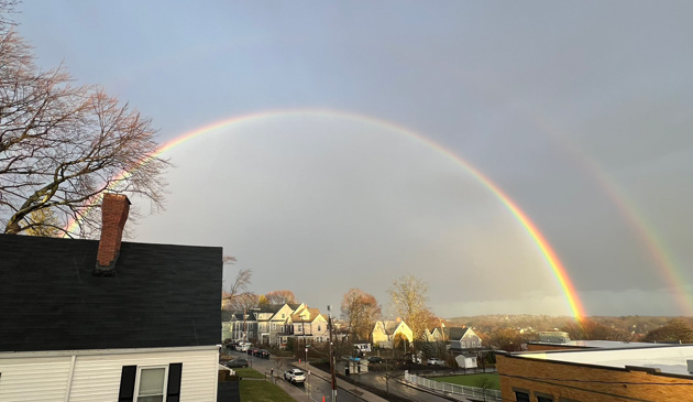 Rainbow over the South End