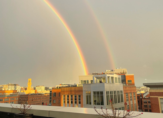 Rainbow over the South End